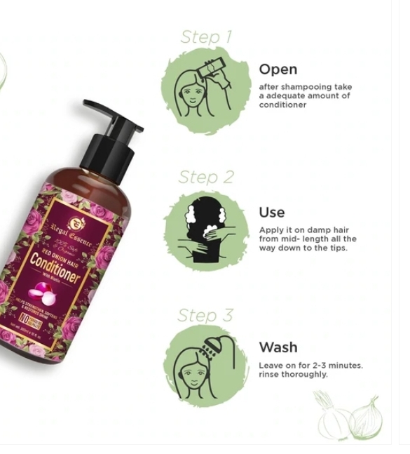 Regal Essence Red Onion Hair Conditioner For Unisex- 300ml